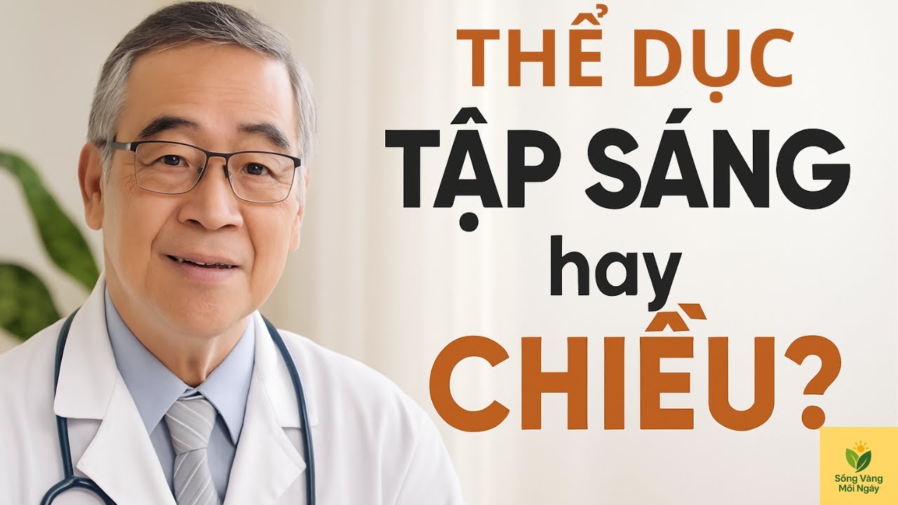 THỜI ĐIỂM TỐT NHẤT TẬP THỂ DỤC CHO NGƯỜI TRUNG NIÊN.