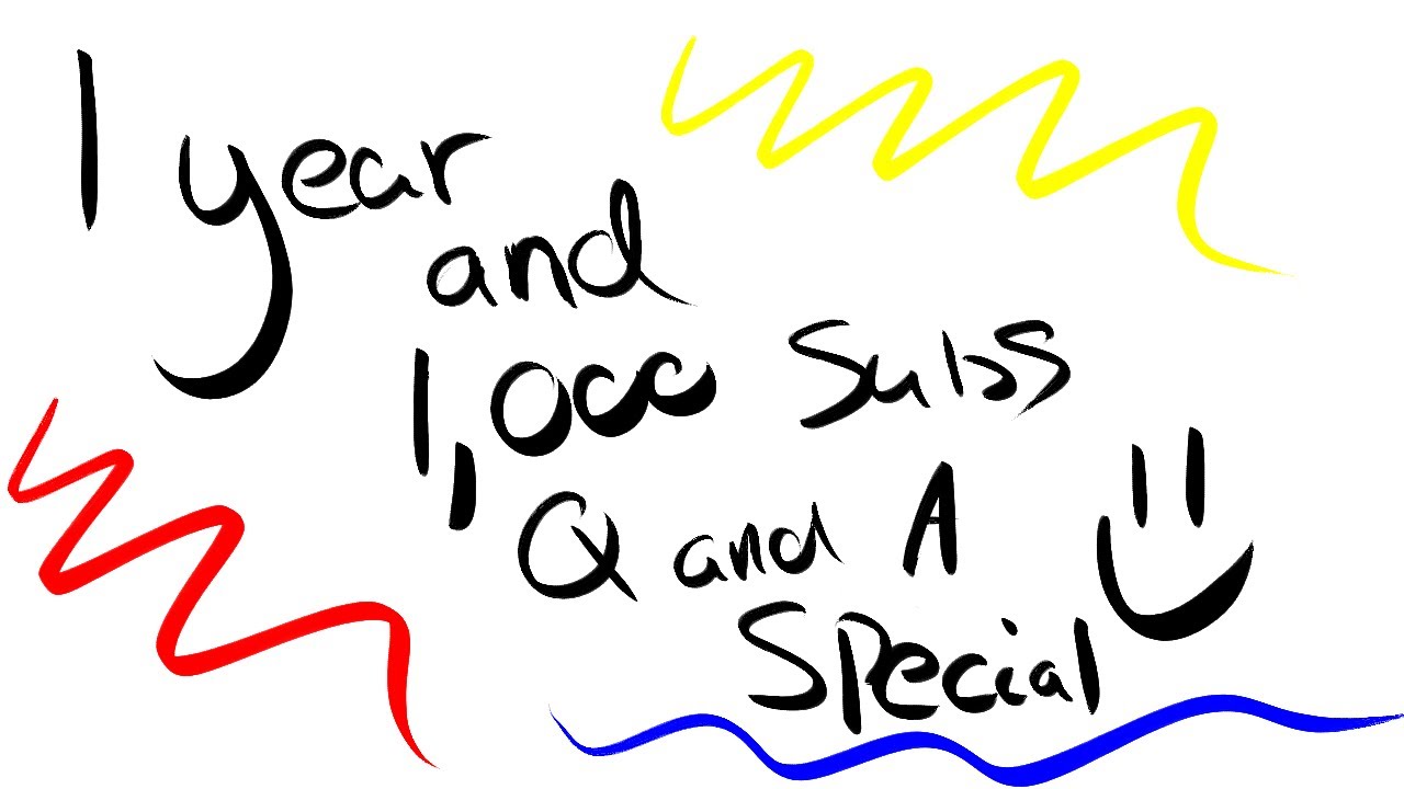 Sub Years Celebrating 1 year and 1,000 Subs Q&A - YouTube