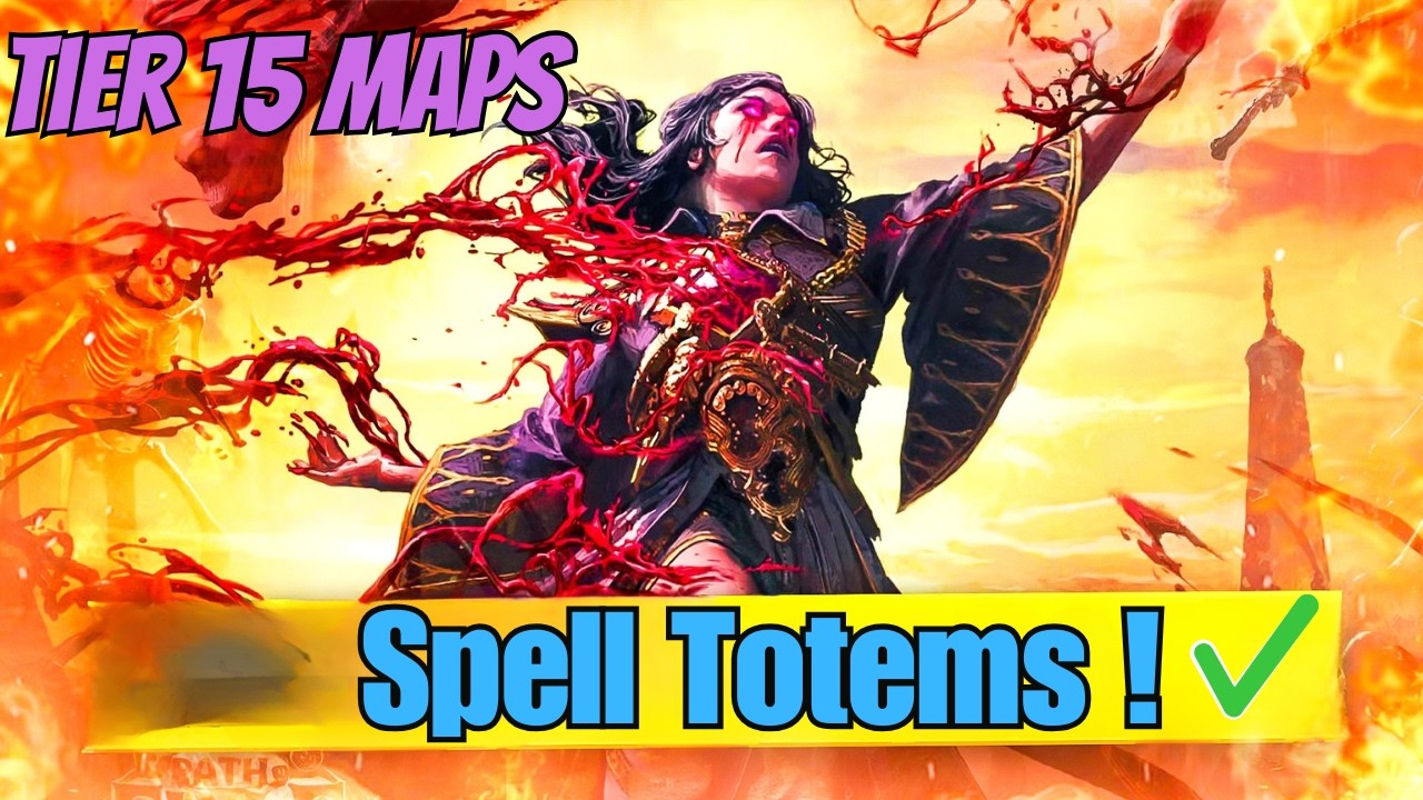 Blood Mage Spell Totem Build in Path of Exile 2 0.5 | Tier 15 Maps Update