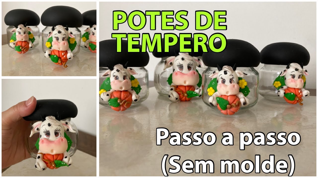 Potes tempero super fácil passo a passo/Arte Com a Paty Biscuit