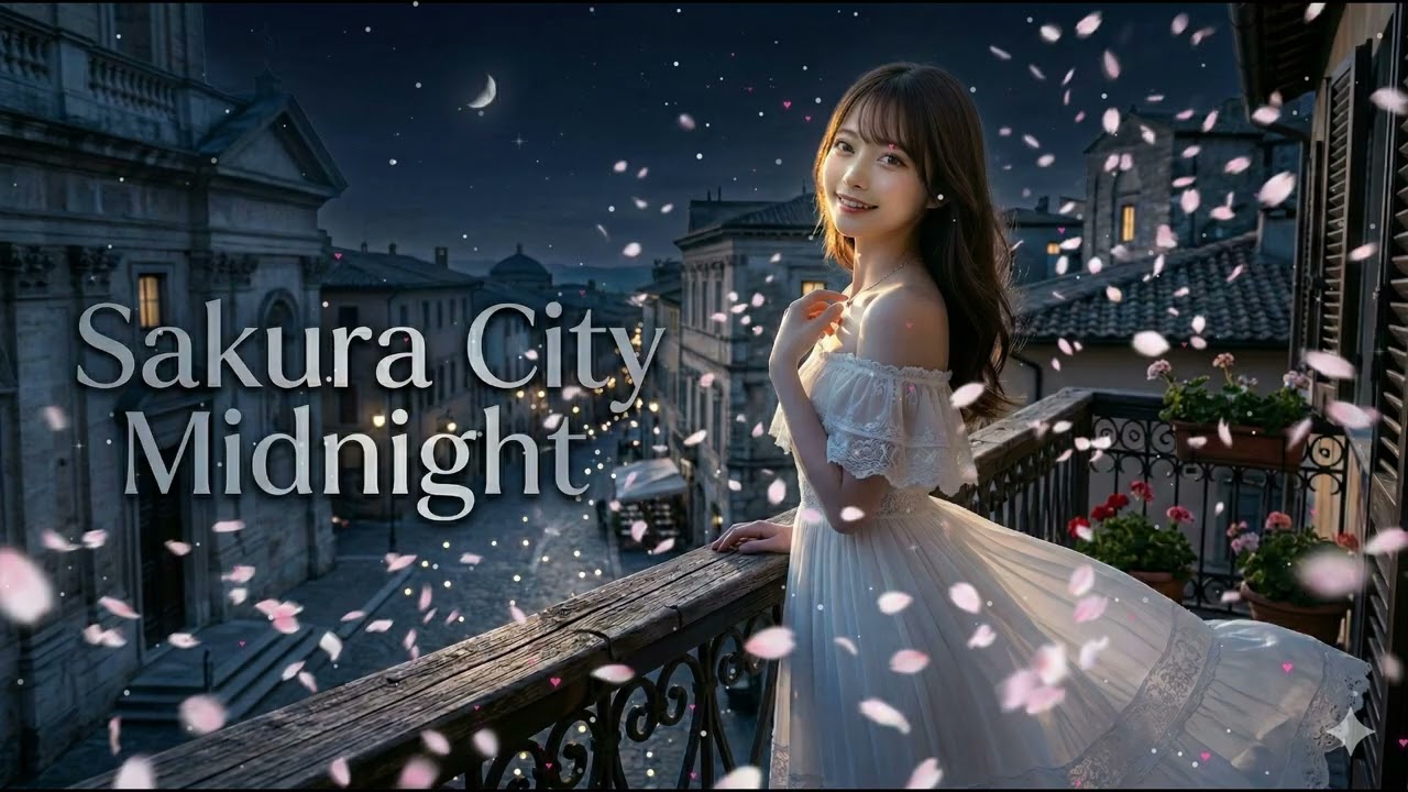 Sakura Midnight - 80s Japanese city pop 【playlist】 for driving, studying, and relaxing.