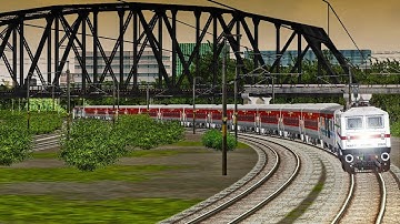 MSTS Indian Railways 12314 Sealdah Rajdhani Express : Indian Railways