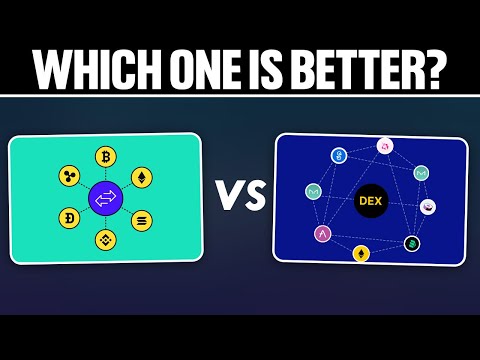 CEX vs  DEX Centralized vs  Decentralized Exchange Comparison 2025! (Which One is Better?)