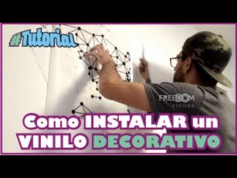 Cómo poner un vinilo decorativo en la pared - Avisos y reparaciones  urgentes: fontaneros, cerrajeros, etc..