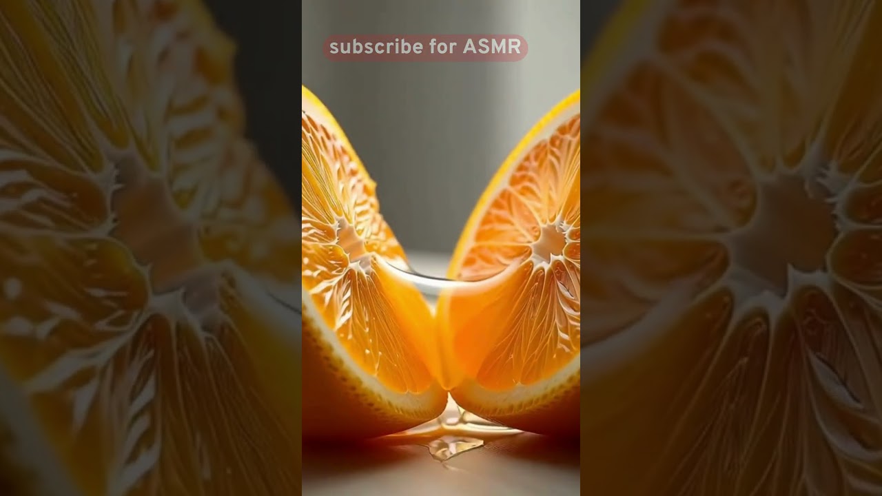 AI Glass Fruit Cutting ASMR