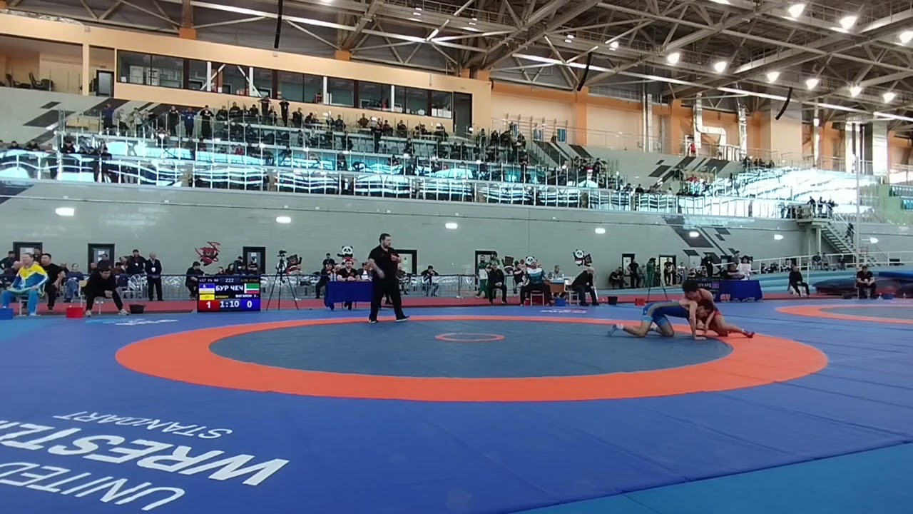 Нимаев Амгалан (БУР) - Вагапов Зубаир (ЧЕЧ) 1/16 Финала 60кг, Вольная Борьба Первенство России 