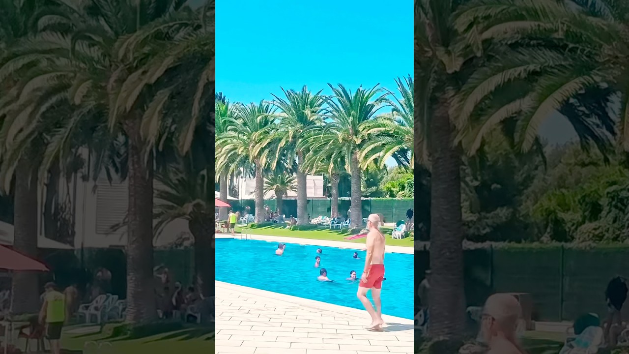 Piscina y bar camping capfun mirmanda 