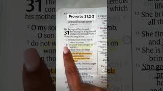 Proverbs 31:2-3