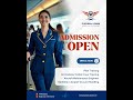 Admission Open for Pilot Training
