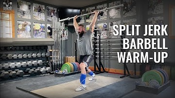 Split Jerk Barbell Warm-up