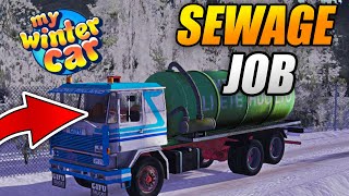 EMPTY SEWAGE TANK - how to COMPLETE SEPTIC PUMPING JOB - My Winter Car