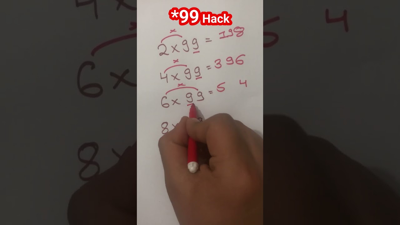 Unleash the Power of Multiplication: The Incredible Multiply by 99 Hack!