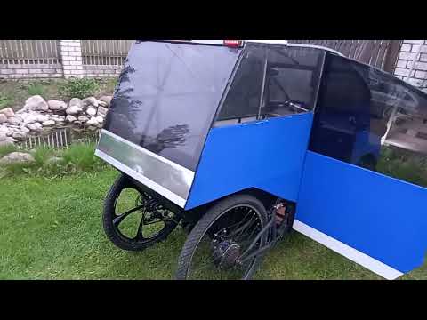 What kind of luggage rack did the new velomobile have?