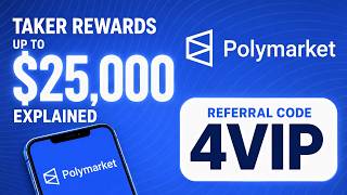 Full Polymarket Referral Code 4VIP: Taker Rewards Bonus Up to $25K Review 2026 Step-By-Step Guide Guide
