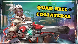 This wasn't play of the game?!?! [Quad Kill + Collateral w/ Railgun]