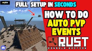 How to Setup Auto PvP Events & Tournaments in Rust Console (Admin Guide) Helios Bot