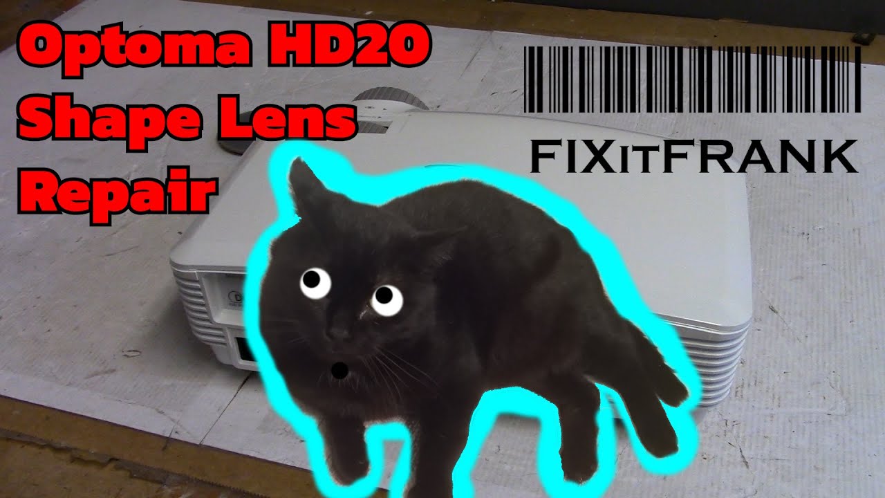 Optoma Projector Repairs Optoma HD20 DLP Projector Repair | Shape Lens Replacement | Cause: Low ...