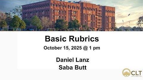 Basic Rubrics