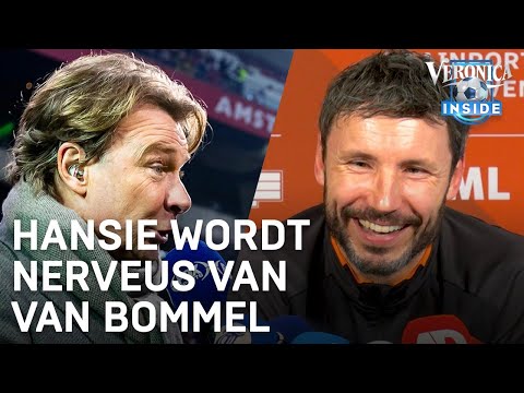 Hansie wordt nerveus van Van Bommel: 'Ga dat weer roepen man, kom op!' | VERONICA INSIDE