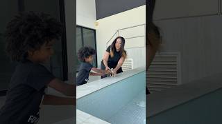 Mom And Son Stop Animals From Fighting