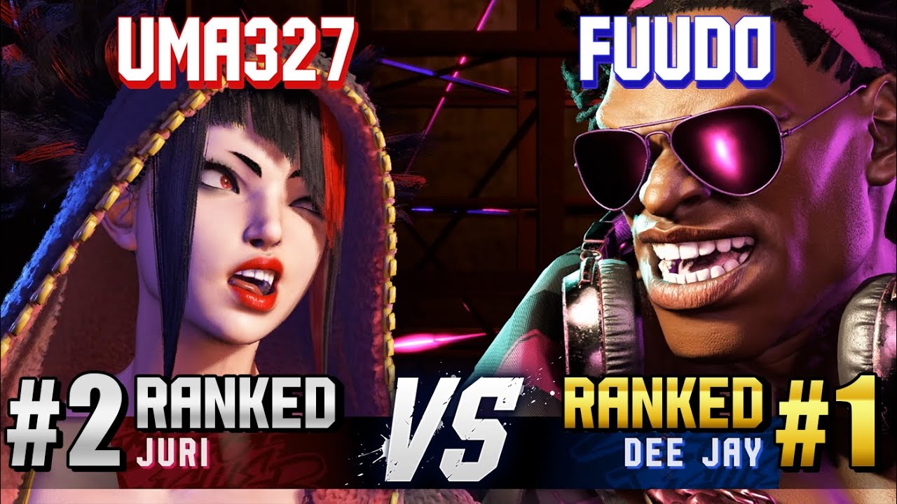 SF6 ▰ UMA327 (#2 Ranked Juri) vs FUUDO (#1 Ranked Dee Jay) ▰ High Level Gameplay