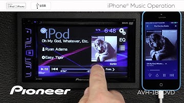How To - AVH-180DVD - iPhone Music Operation