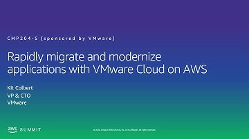 Rapidly migrate and modernize applications with VMware Cloud on AWS (sponsored by VMware)