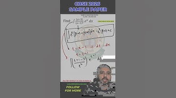 Integration CBSE Sample Paper 2026 | CBSE Class 12 Maths #12thmathmentor