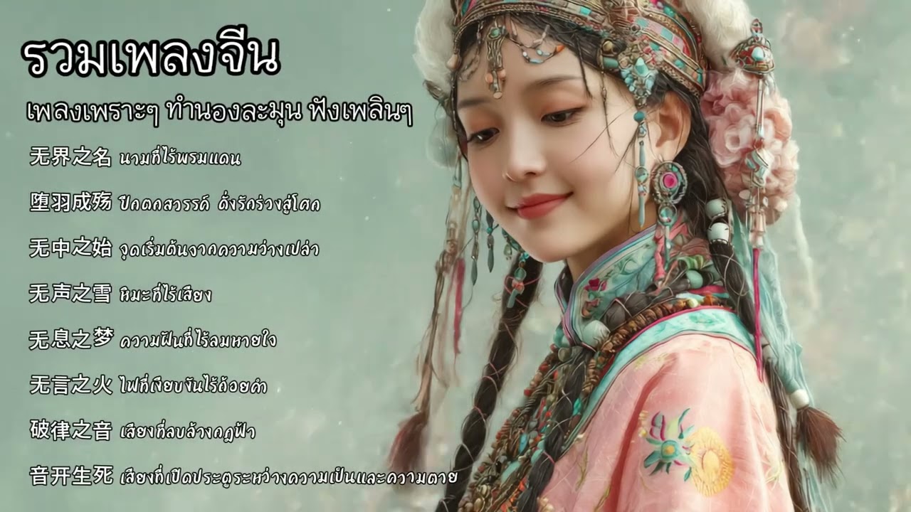 เพลงจีนเพราะๆ ฟังเพลินๆ ช่วยให้สมาธิในการทำงาน | Focus with Relaxing Chinese Songs : 用轻松中文歌曲帮助集中注意力