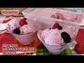 HELADO DE FRUTOS ROJOS CREMOSO con solo 4 ingredientes