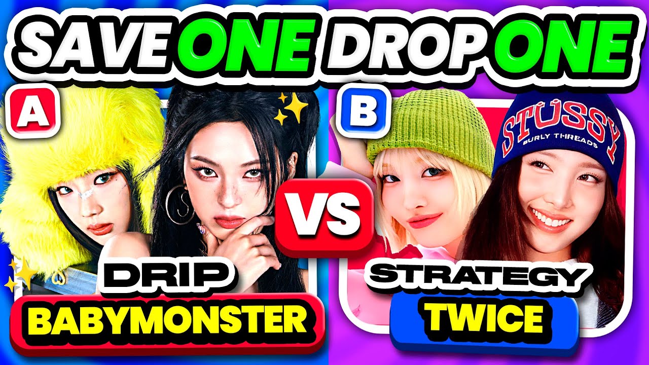 Save One, Drop One: K-pop Songs Edition 🔥 Pick Your Faves Challenge | KPOP GAME 2025