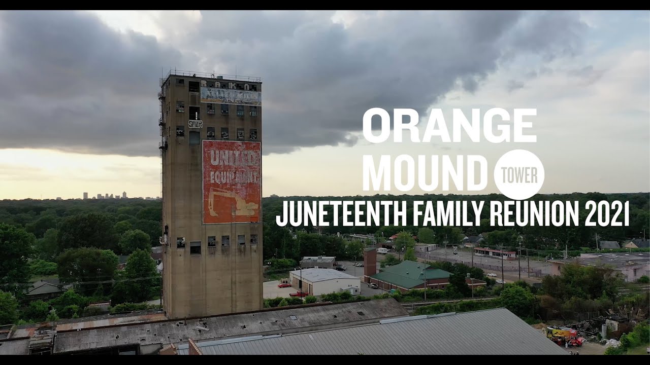 Juneteenth at the Orange Mound Tower.