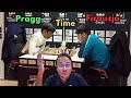 Oh my god look at the clock praggnanandhaa vs firouzja  norway chess 2024 armageddon