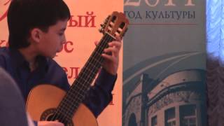 II тур конкурса исполнителей на классической гитаре - Каспиров Олег