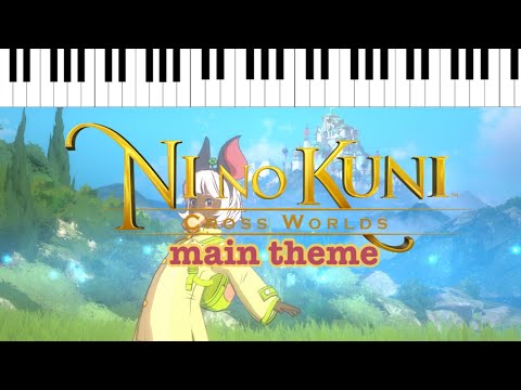 Ni no Kuni II : Cross Worlds - Main theme (Piano cover (slow ver.)) - Hisaishi Joe