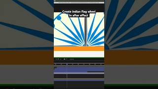 Create indian flag wheelIn after effect #aftereffecttutorial #motiongraphicstutorials #textanimation screenshot 1