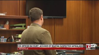 Fmr. Asheville officer arraigned on charges in use of force case