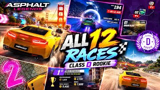 ALL 12 CLASS D ROOKIE RACES! 🏎️🔥 | Asphalt Legends Career Mode | PS5 screenshot 5