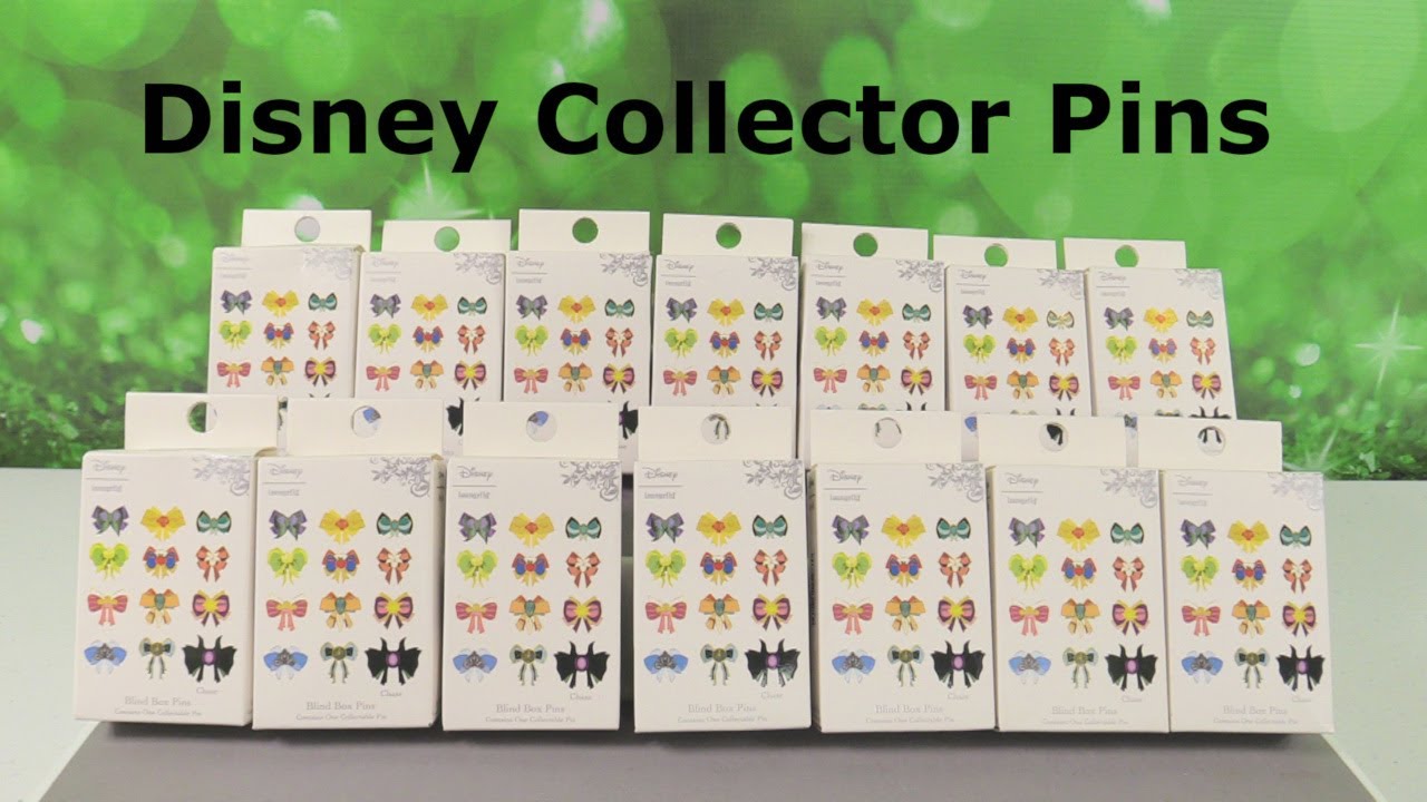 Disney Loungefly Princess Bow Pins Blind Box Collectible