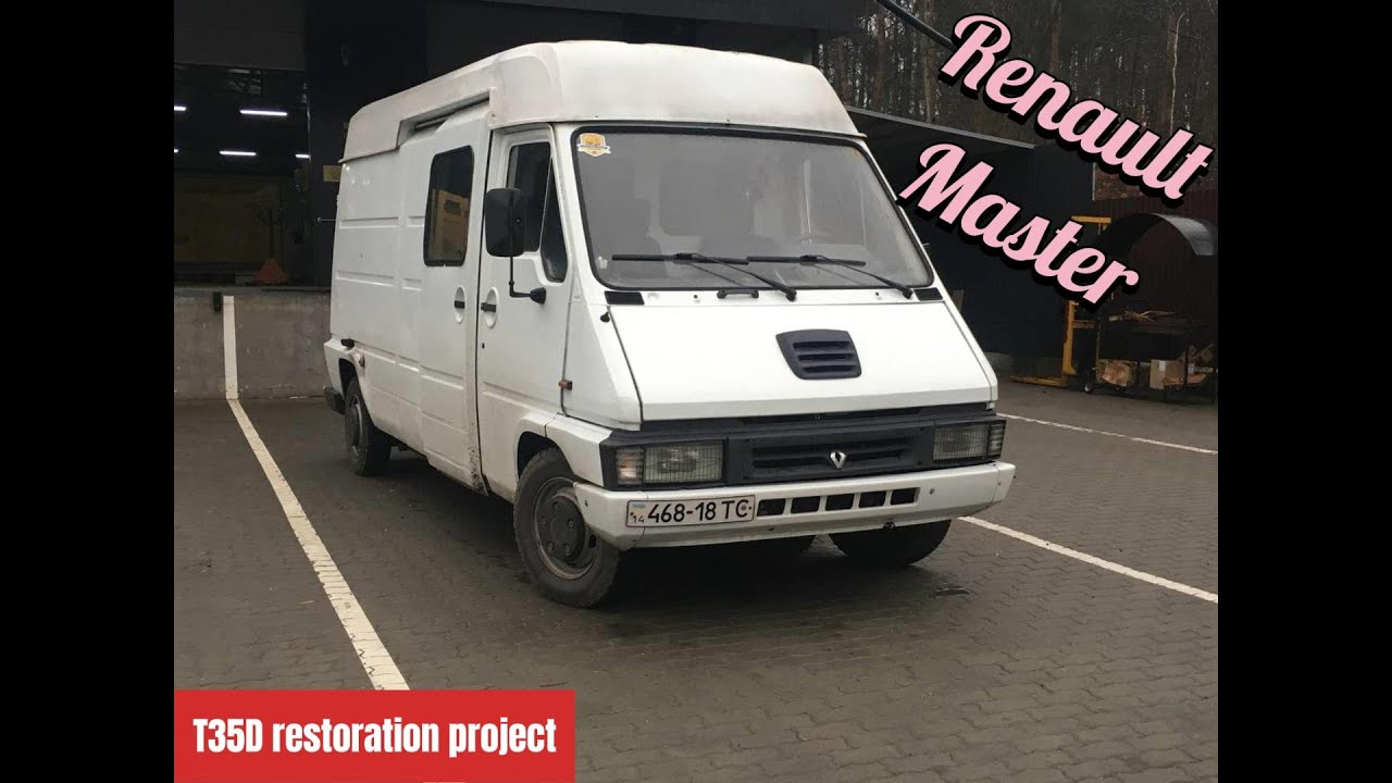 Renault Master 1990 T35D restoration - YouTube
