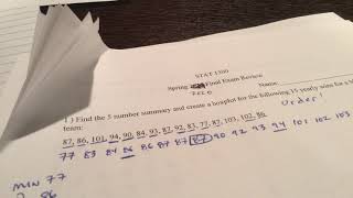 STATS Final Exam Review Video #1 Spring 2020