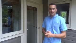 How to install single retractable fly screen doors tutorial for flyscreen