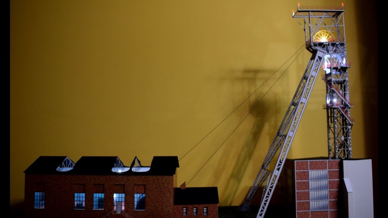 Makieta wieży szybu Skarga KWK Dymitrow/Centrum