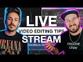 Editing tips  level up your youtubes live with zac sopak