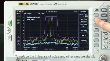 Using the different Trace Types on a DSA800