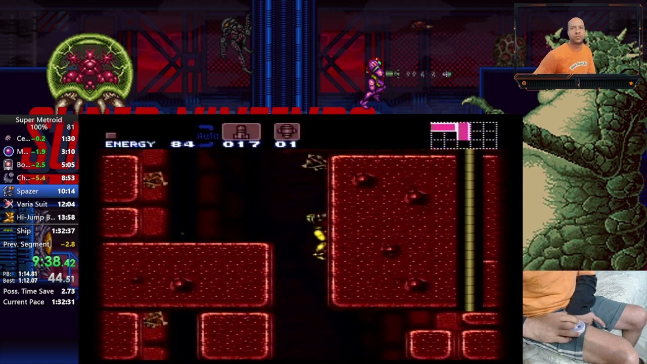 Super Metroid Onehanded - 100% Runs - NEW BEST PACE I HAVE EVER HAD (up until spazer at least though