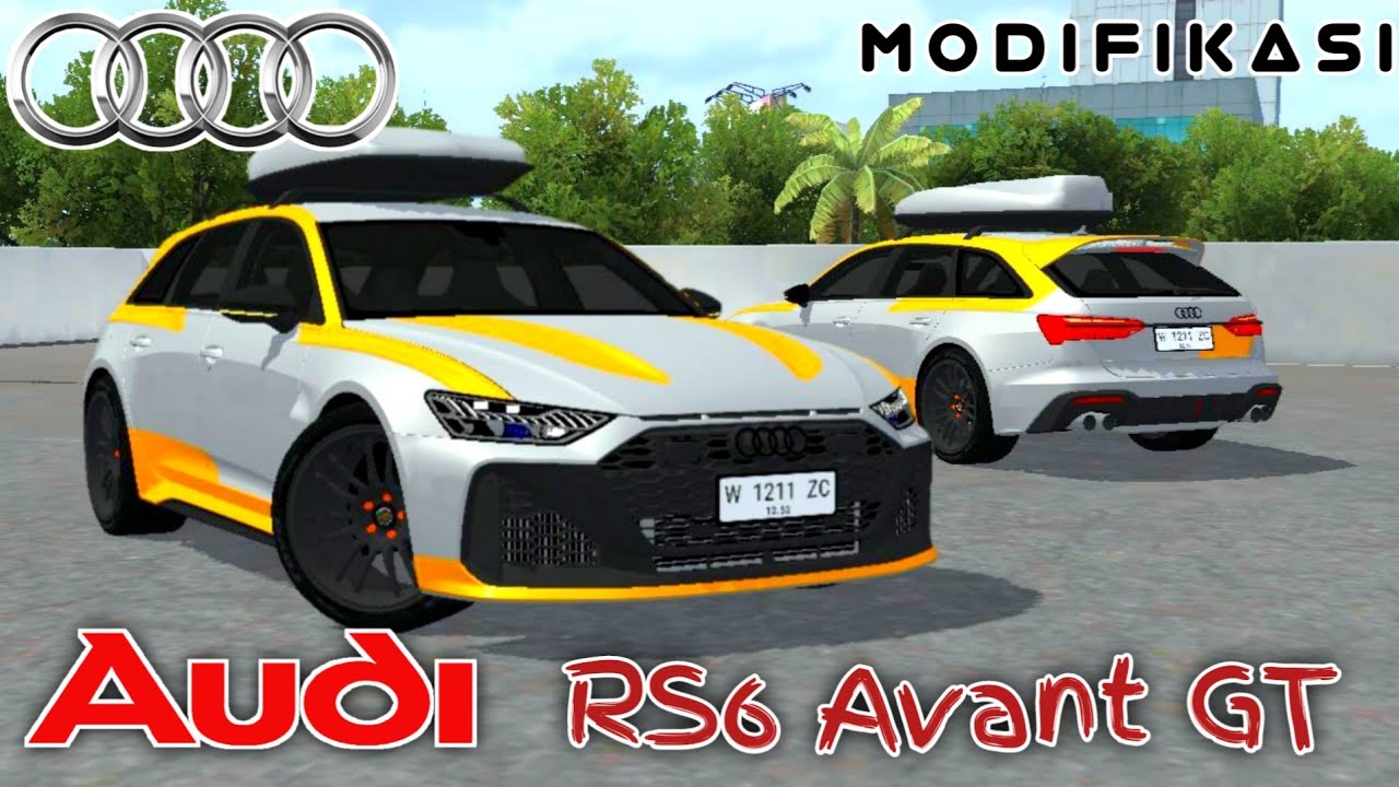 Mod Bussid Audi RS6 2024 Avant GT Modifikasi Roof Box