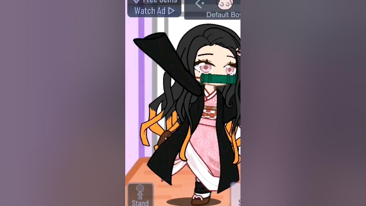 I made nezuko in gacha club♡♡ : r/GachaClub