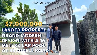 [Braddell Road] JNAUnlocked 10 | Landed property with a grand modern design and a 16 meters lap pool