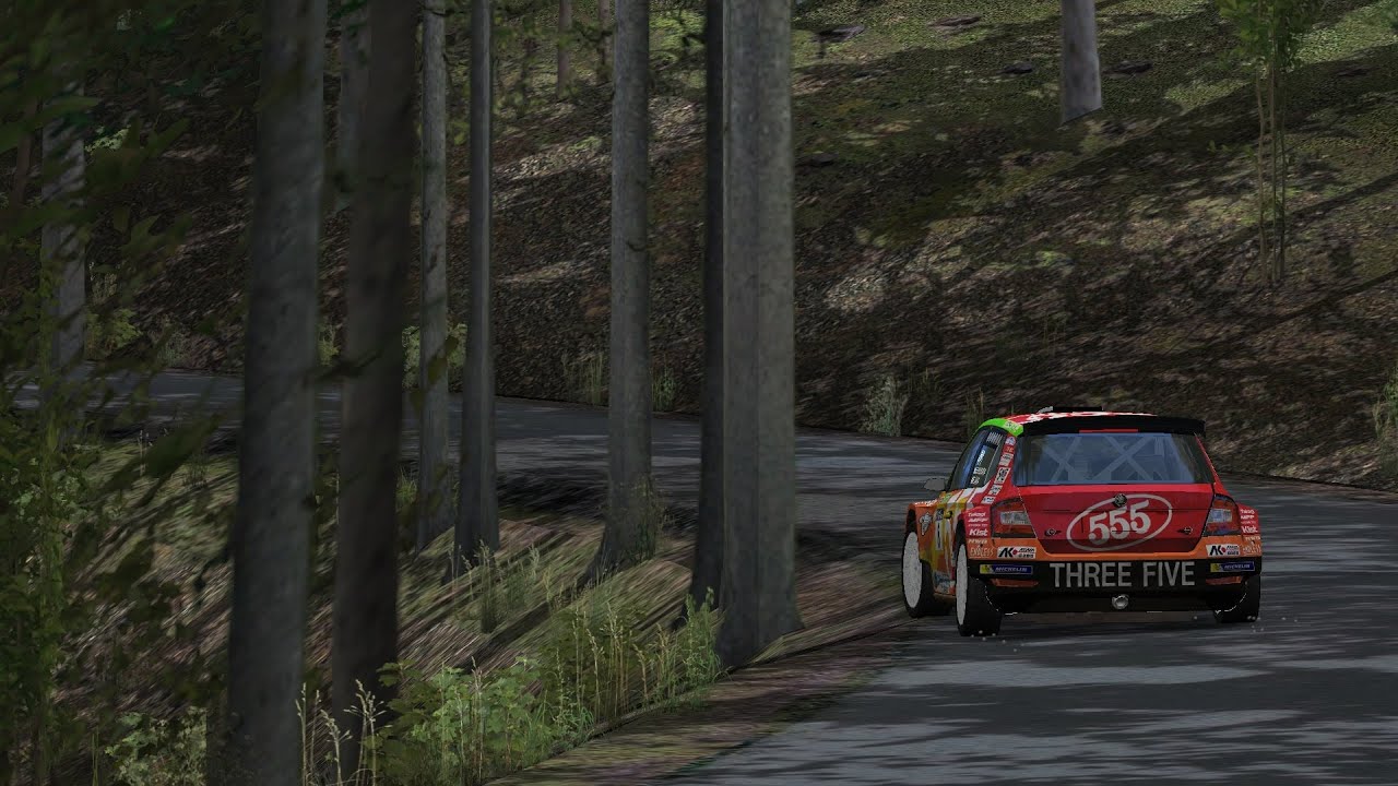 [Richard Burns Rally]RSF Hotlap Barak Skoda Fabia R5 evo [RBR] - YouTube